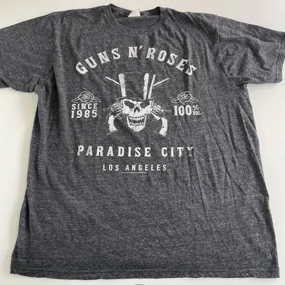 Bay Island Tops - 3/$20 VINTAGE BAY ISLAND SPORTSWEAR DARK GRAY GUNS N’ ROSES T-SHIRT SIZE LARGE